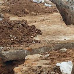 Obra de sustitución de redes en Almarail