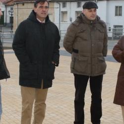 Visita del presidente de la Diputación provincial a Lubia