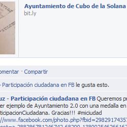 Post en Facebook que otorgó el reconocimiento